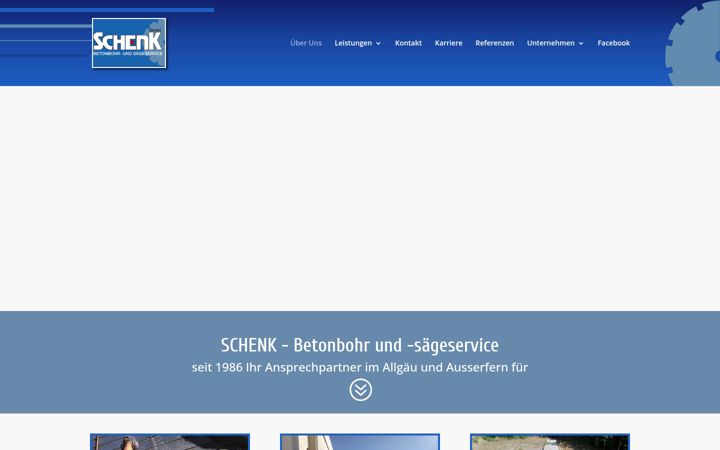 Ekrānuzņēmums no betonsaegen-allgaeu.de