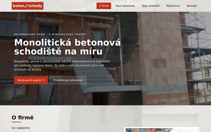 Screenshot of betonschody.cz