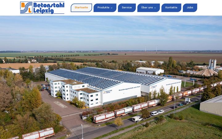 Screenshot of betonstahl-leipzig.de