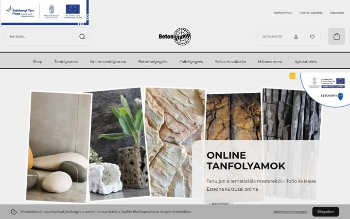 Screenshot of betonstamp.hu
