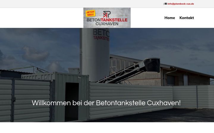 Screenshot of betontankstelle-cuxhaven.de