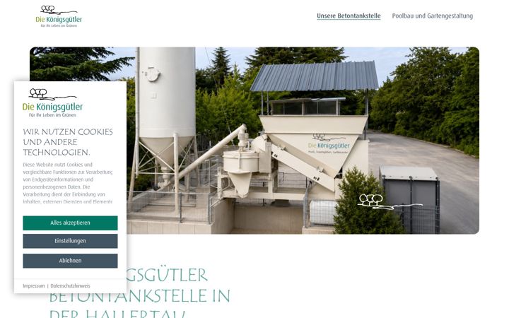 Screenshot of betontankstelle-hallertau.de