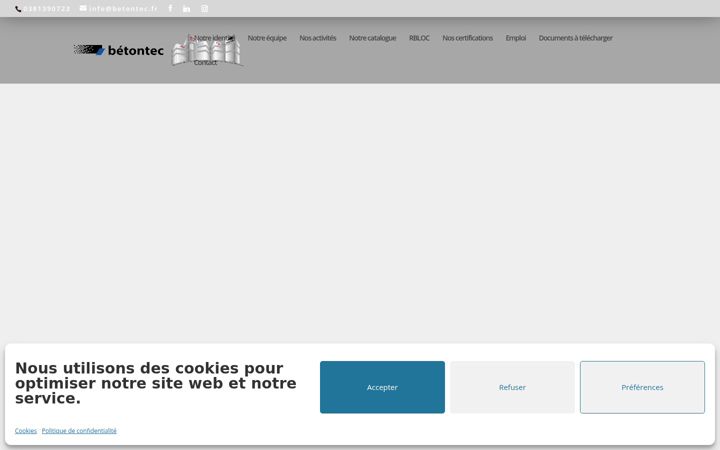 Screenshot ta' betontec.fr