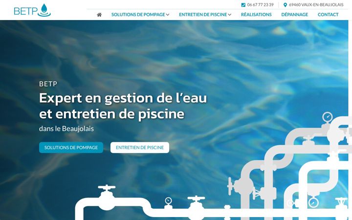 Screenshot of betp-pompe.com