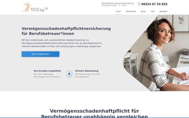Screenshot of betreuer-haftpflicht.de