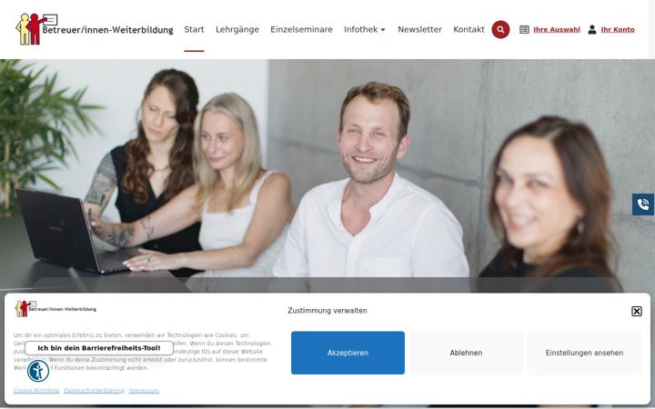 Screenshot of betreuer-weiterbildung.de