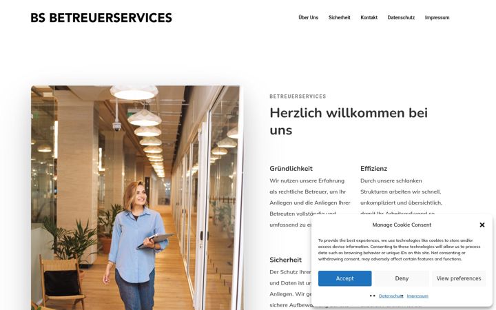 Screenshot του betreuerservices.de