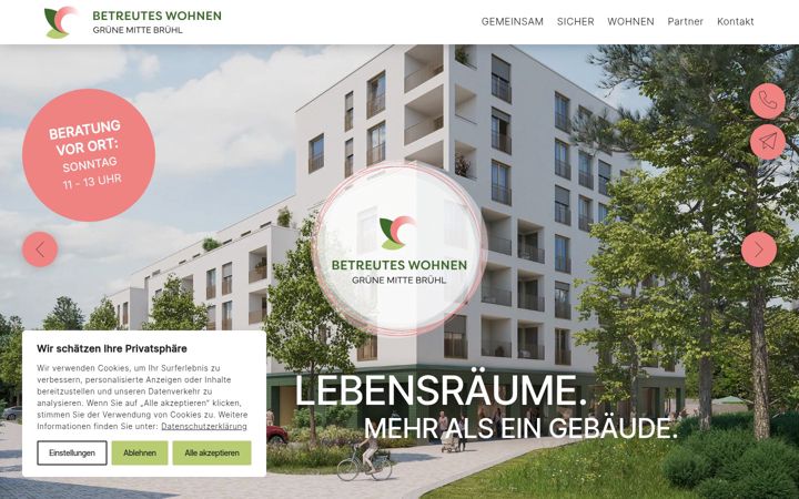 Screenshot of betreutes-wohnen-bruehl.de
