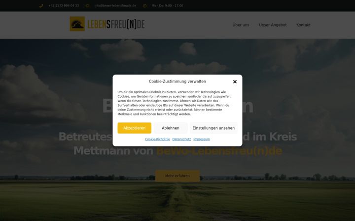 Screenshot του betreutes-wohnen-ratingen.de