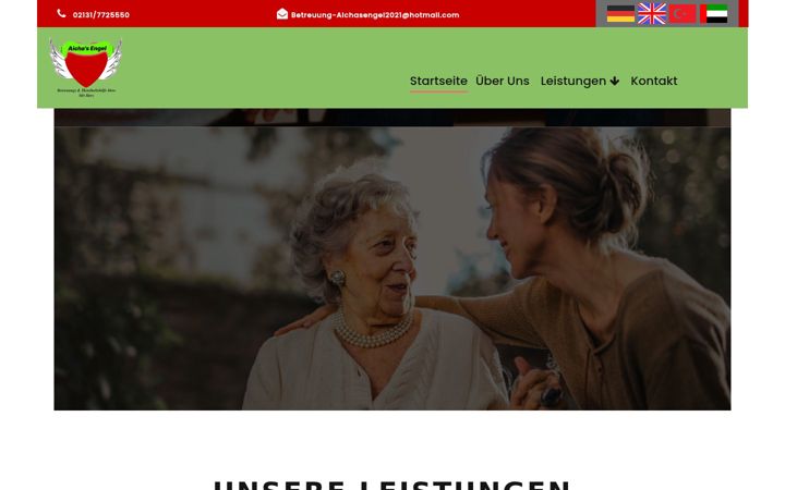 Screenshot του betreuung-aichas-engel.de
