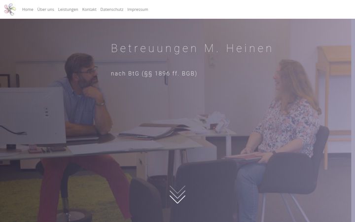 Screenshot of betreuungen-m-heinen.de