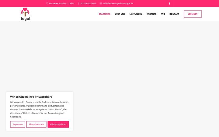 Screenshot του betreuungsdienst-tagal.de