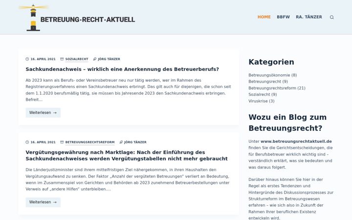 Screenshot of betreuungsrechtaktuell.de