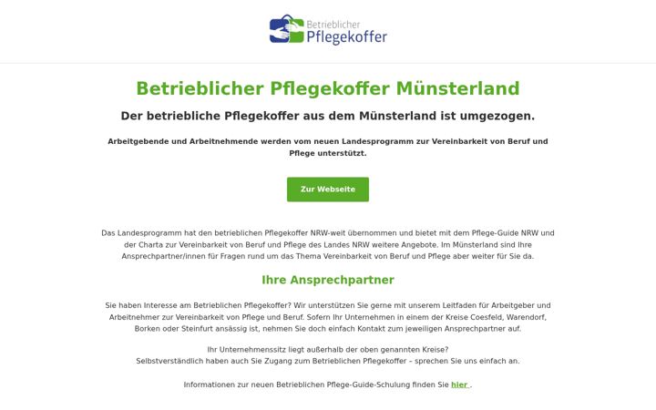 Screenshot of betrieblicher-pflegekoffer.de
