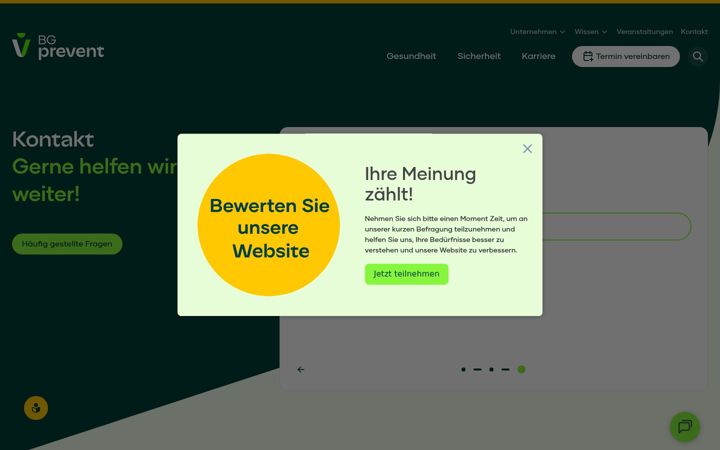 Screenshot of betriebsarzt-info.de