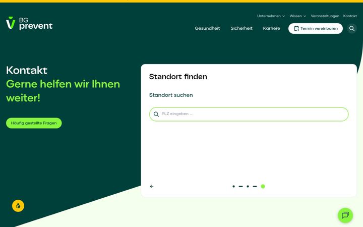 Screenshot of betriebsarzt.bayern