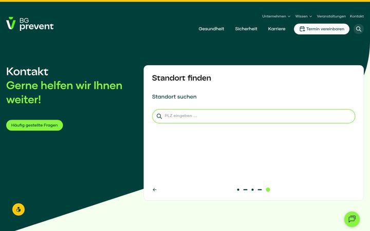 Screenshot of betriebsarzt.koeln