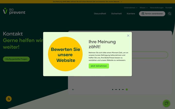 Screenshot of betriebsmedizin-info.de