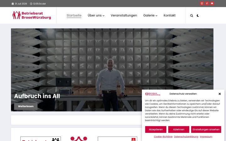 Screenshot of betriebsrat-brose-wuerzburg.de