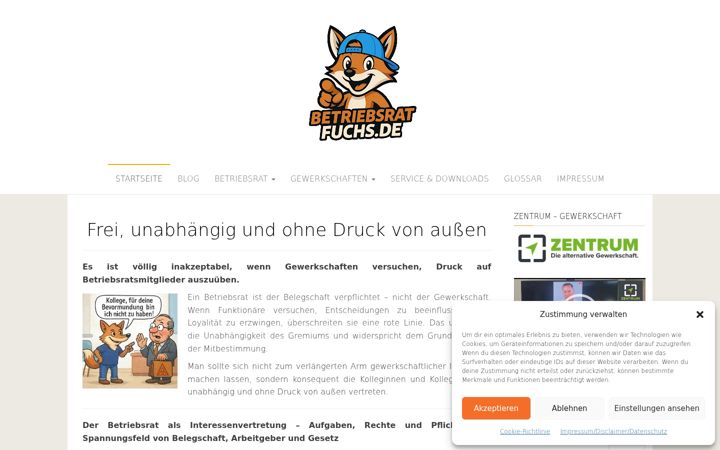 Screenshot of betriebsratfuchs.de
