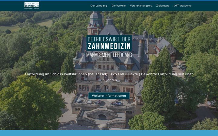 Screenshot of betriebswirt-zahnmedizin.de