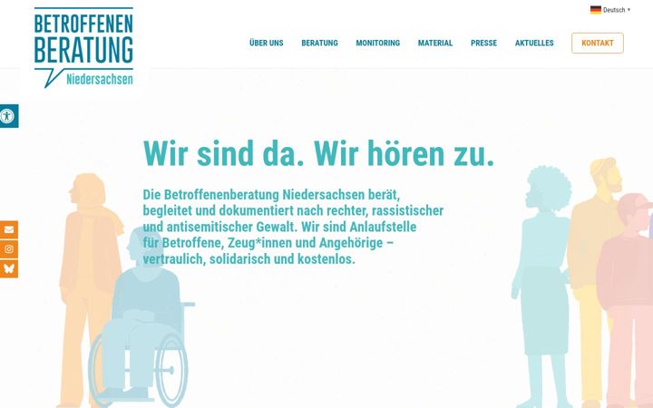 Screenshot of betroffenenberatung.de