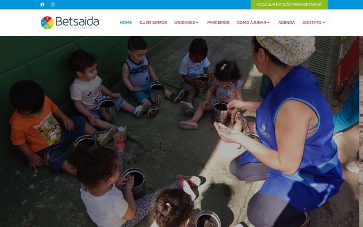 Screenshot of betsaida.org.br