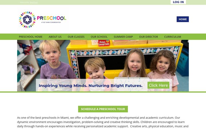Screenshot of betshirapreschool.org