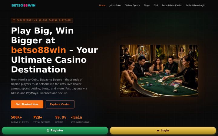 Screenshot of betso88win.net