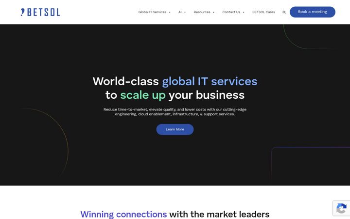 Screenshot of betsol.com