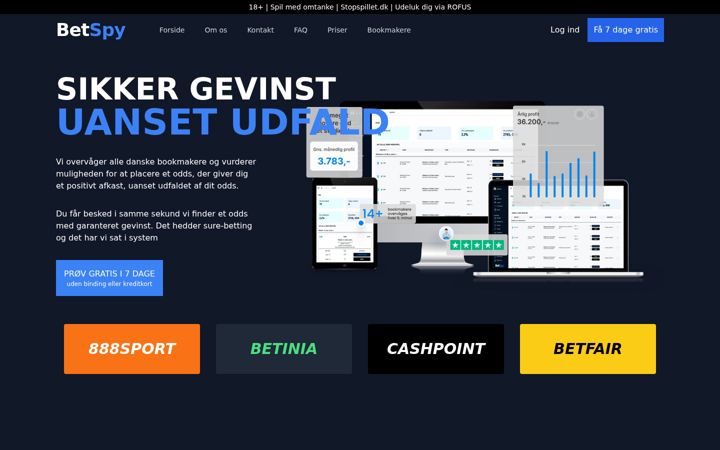 Screenshot of betspy.eu