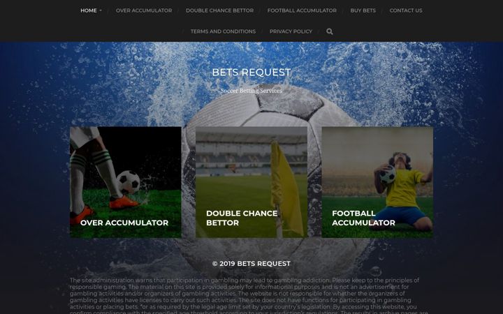 Screenshot of betsrequest.com