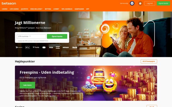 Screenshot of betsson1001.com