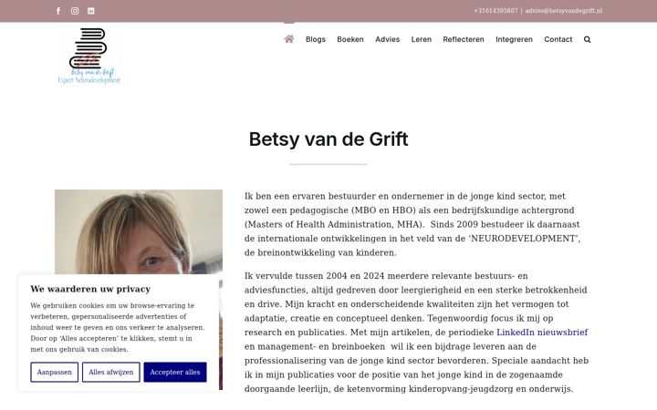 Screenshot of betsyvandegrift.nl