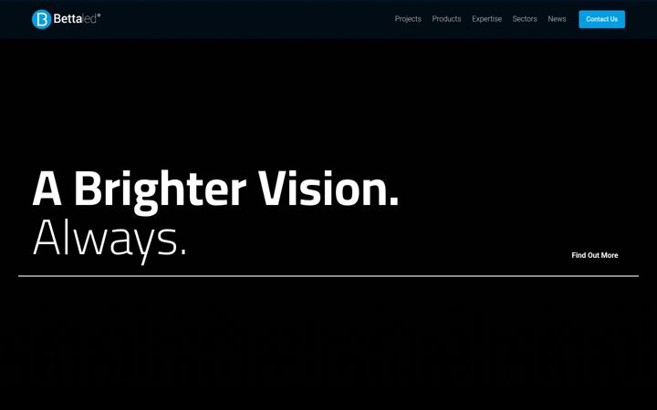 Screenshot of betta-led.com