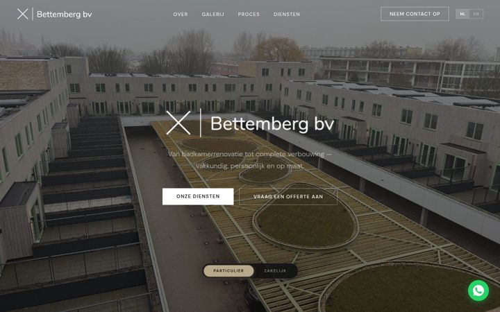 Screenshot of bettemberg.nl