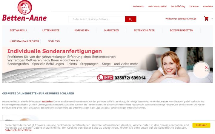 Screenshot of betten-anne.de