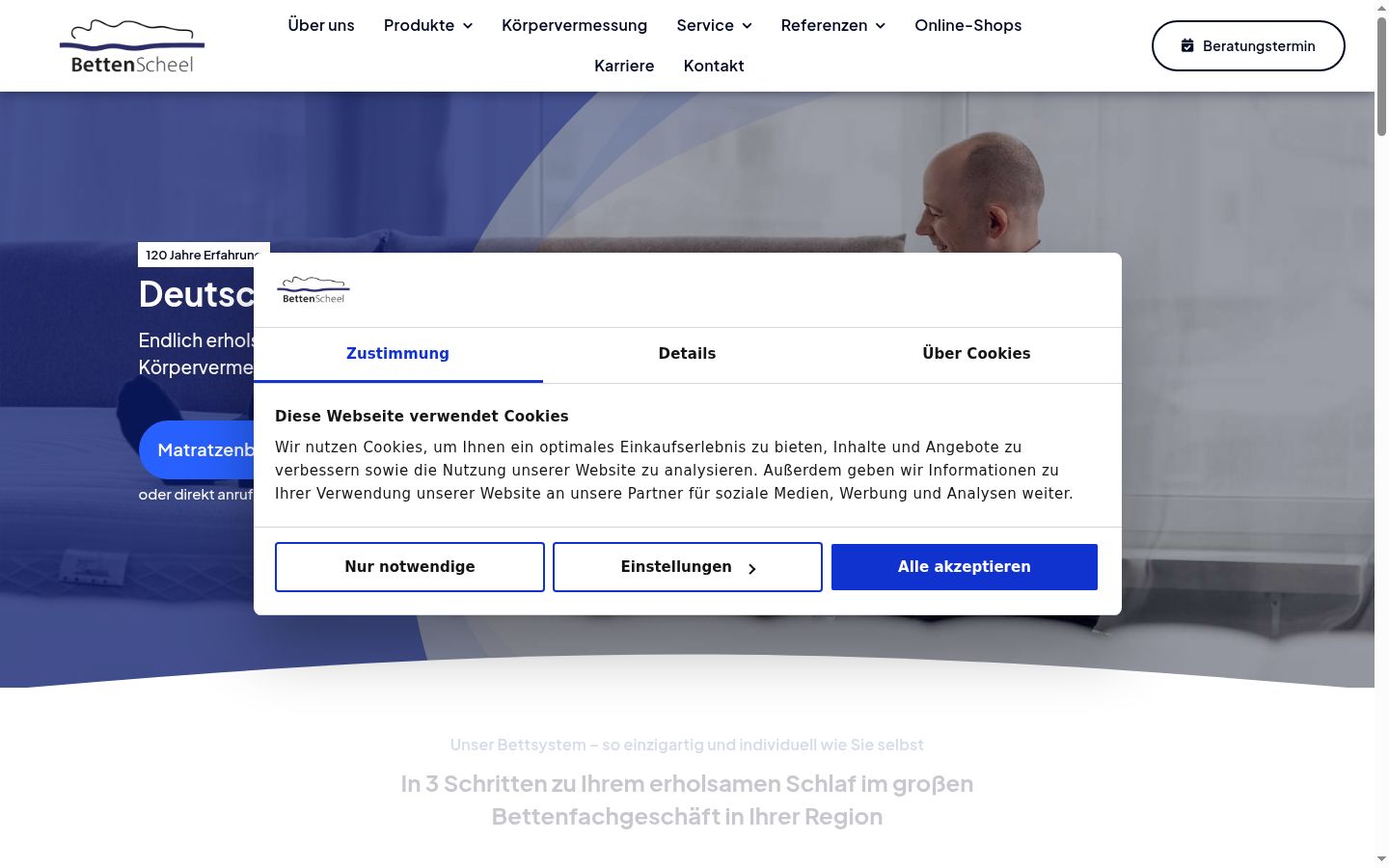 Ekraanipilt nõusolekubännerist, mida näidati enne mis tahes suhtlust