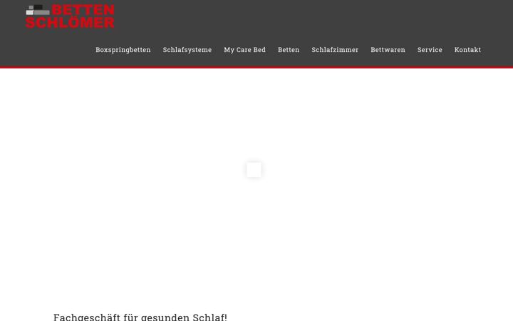 Екранна снимка на betten-schloemer.de