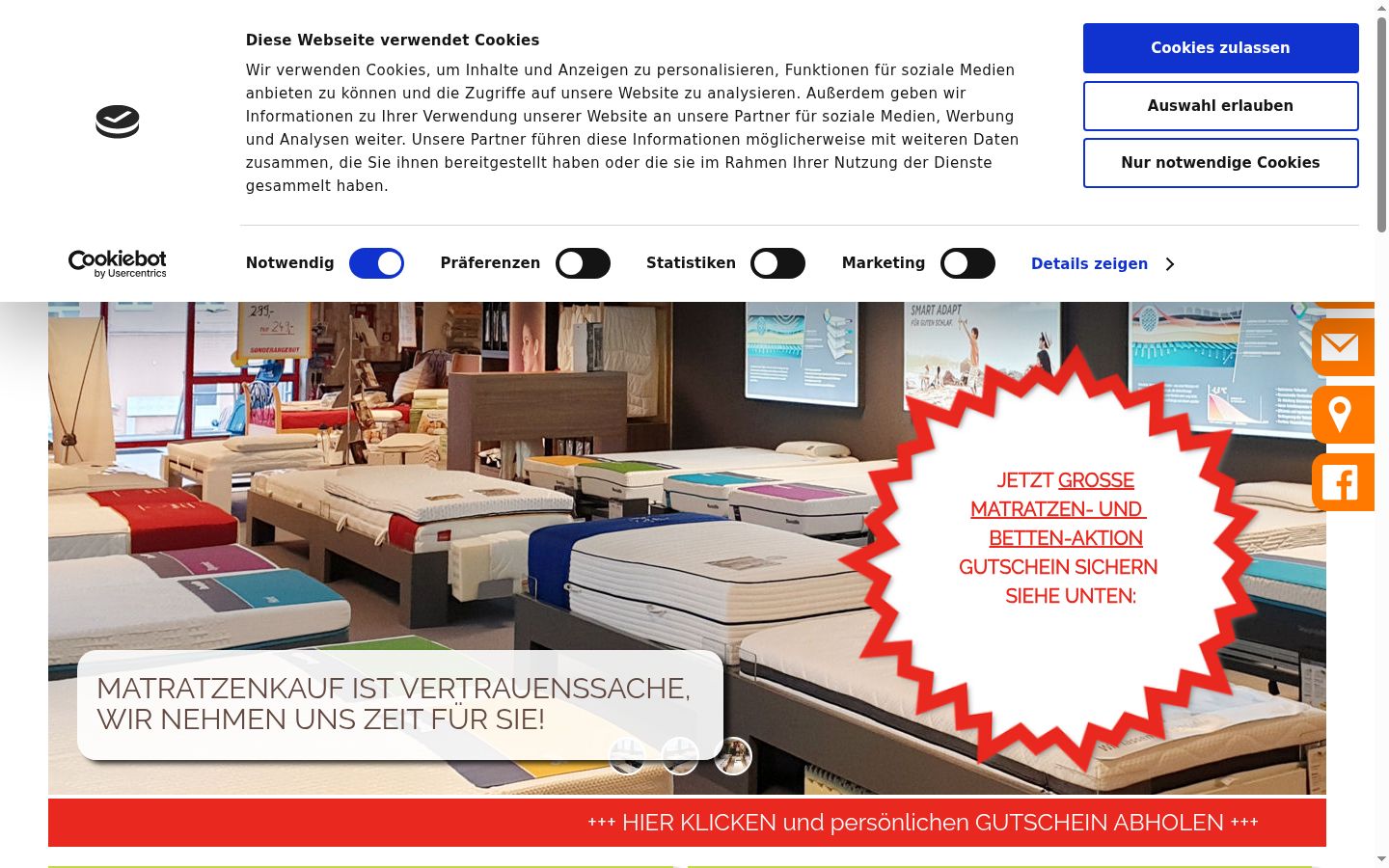 Sutikimo reklamjuostės, rodytos prieš bet kokią sąveiką, ekrano kopija