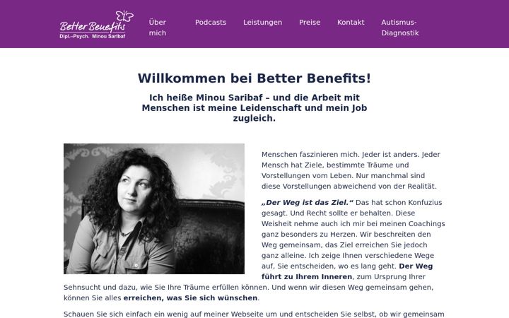 Screenshot of better-benefits.de