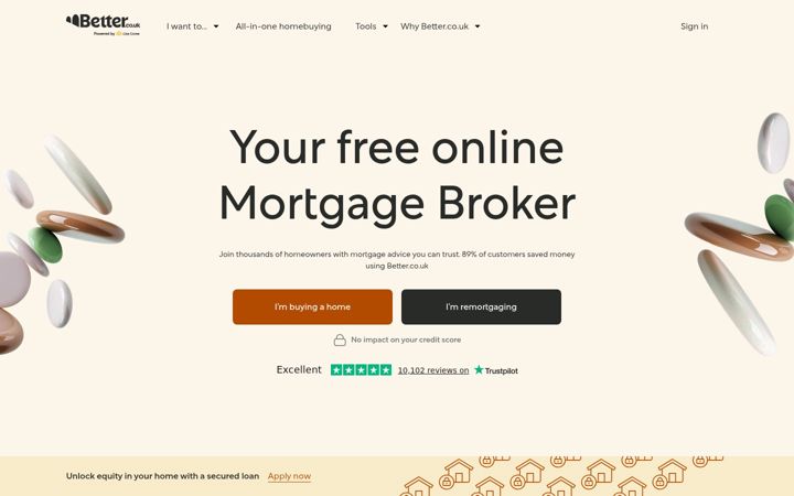 Screenshot von better.co.uk