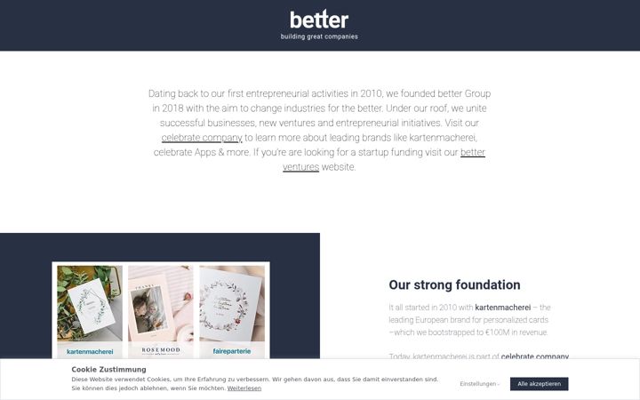 Screenshot of better.group
