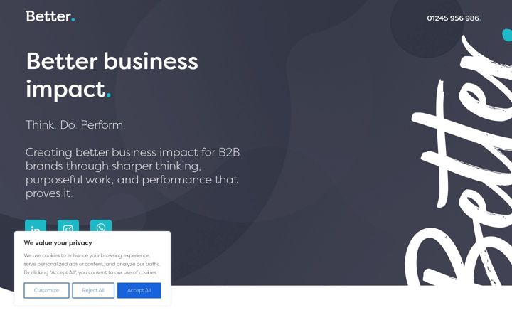 Screenshot von betteragency.co.uk