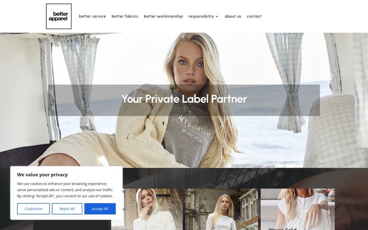 Screenshot of betterapparel.dk