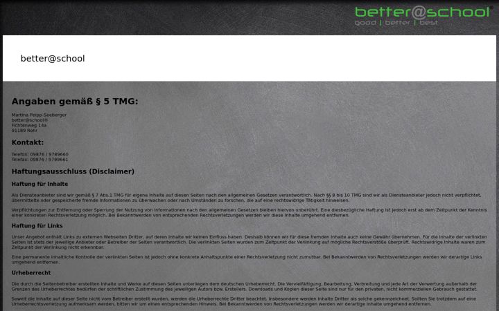Screenshot of betteratschool.de