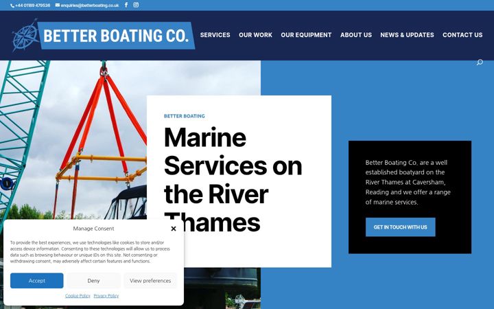 Screenshot von betterboating.co.uk