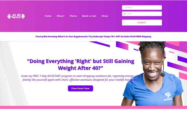 Screenshot of betterbodies4us.com