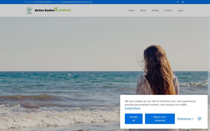 Screenshot of betterbodiesandminds.com