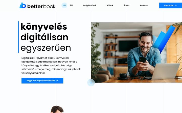 Screenshot di betterbook.hu